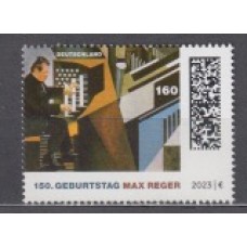 Alemania Federal Correo 2023 Yvert 3532 ** Mnh Max Reger 150 Aniversario Nacimiento