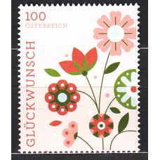 Austria Correo 2023 Yvert 3579 ** Mnh Felicidades