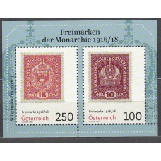 Austria Correo 2023 Yvert 3588/89 ** Mnh Sello 1916/18