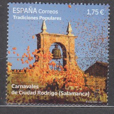 España II Centenario Correo 2023 Edifil 5640 ** Mnh Carnavales Ciudad Rodrigo