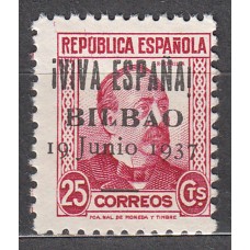 Locales Patrióticos Bilbao 1937 Edifil 7 ** Mnh