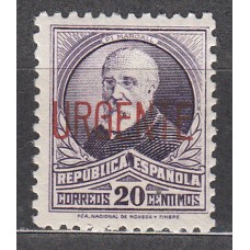 Locales Patrióticos Burgos 1936 Edifil 46hcc ** Mnh Cambio de color en la Sobrecarga