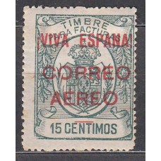 Locales Patrióticos Burgos 1936 Edifil 54he * Mh ESPANA , sin tilde en la Ñ