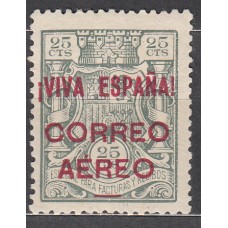 Locales Patrióticos Burgos 1936 Edifil 58 ** Mnh Doblez