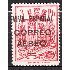 Locales Patrióticos Burgos 1937 Edifil 67 * Mh Variedad 1ª O de correo rota