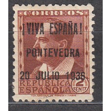 Locales Patrióticos Pontevedra 1936 Edifil NE 1 * Mh