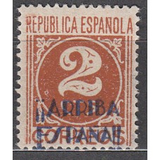 Locales Patrióticos San Sebastian 1936 Edifil 5hz Sin 1936 y Arriba esp parte inferior