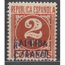 Locales Patrióticos San Sebastian 1936 Edifil 5hcca * Mh Sobrecarga Negra