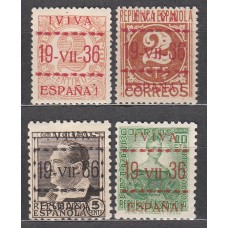 Locales Patrióticos Vitoria 1937 Edifil 4hcc/7hcc * Mh Tipo I