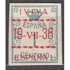 Locales Patrióticos Vitoria 1937 Edifil NE,2 ** Mnh Tipo I