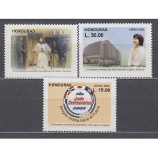 Honduras Aereo 2005 Yvert 1210/12 ** Mnh Relaciones Diplomaticas con Japón