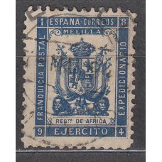 España Franquicias Militares 1894 Edifil 28 usado