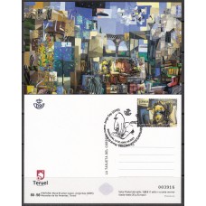 España II Centenario Tarjetas del Correo 2023 Edifil 177 usado Pintura Mural