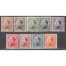 España Reinado Alfonso XIII 1930 Edifil 490/98 ** Mnh