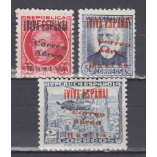 Locales Patrióticos Huelva 1937 Edifil 19/21 ** Mnh