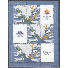 Eslovenia Correo 2002 Yvert 351/52 ** Mnh En Minipliego de 3 series - Deportes