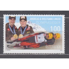 Austria Correo 2010 Yvert 2723 ** Mnh Deportes - Olimpiada de Invierno Vancouver