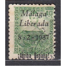 Locales Patrióticos Málaga 1937 Edifil 12 usado