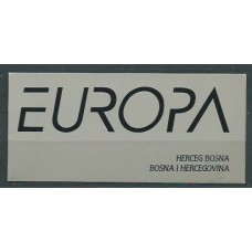 Herceg Bosna - Correo Yvert 30 Carnet ** Mnh Europa