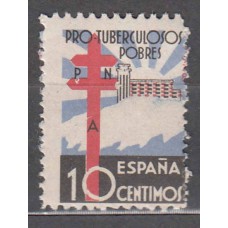 España Variedades 1938 Edifil 866icb ** Mnh Color rojo calcado