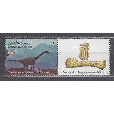 España II Centenario Correo 2023 Edifil 5655 ** Mnh Dinosaurios - Aragosaurus