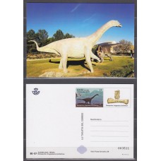 España II Centenario Tarjetas del Correo 2023 Edifil 178 ** Mnh Juvenia 2023 Dinosaurios