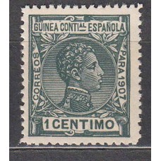 Guinea Sueltos 1907 Edifil 43 ** Mnh