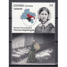 España II Centenario Correo 2023 Edifil 5662 ** Mnh Florence Nightingale Sanidad