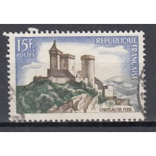 Francia - Correo 1958 Yvert 1175 usado   Castillo de Foix