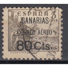 Canarias Correo 1937 Edifil 25 Usado