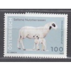 Austria Correo 2023 Yvert 3592 ** Mnh Fauna - Oveja