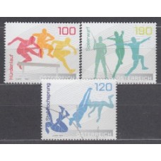 Austria Correo 2023 Yvert 3596/98 ** Mnh Deportes - Jabalina - Carrera Obstaculo - Salto de Pertiga