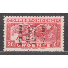 Locales Patrióticos Málaga 1937 Edifil 24 * Mh