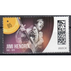 Alemania Federal Correo 2023 Yvert 3561 ** Mnh Jimi Hendrix - Música