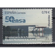 España II Centenario Correo 2023 Edifil 5677 ** Mnh 50 Aniº creación Equipos Nucleares