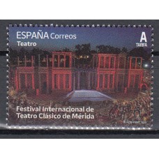 España II Centenario Correo 2023 Edifil 5678 ** Mnh Festival Interteatro Mérida