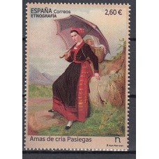 España II Centenario Correo 2023 Edifil 5681 ** Mnh Amas de Cria Pasiegas