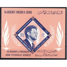 Jordania Hojas Yvert 22 ** Mnh Hohn Kennedy - Personaje