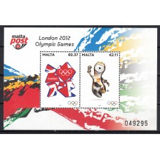 Malta Hojas Yvert 52 ** Mnh Juegos Olimpicos - Deportes