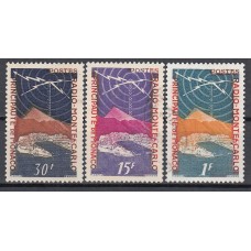 Monaco Correo 1951 Yvert 376/78 usadso