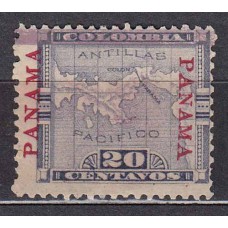 Panama Correo 1903 Yvert 12 * Mh