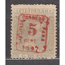 Filipinas Sueltos 1898 Edifil 130 C * Mh