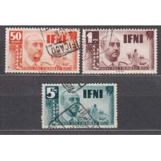 Ifni Correo 1951 Edifil 73/75 Usado