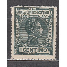 Guinea Sueltos 1907 Edifil 43 * Mh