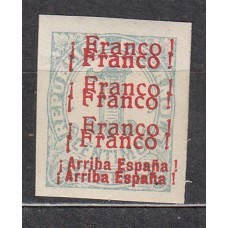 Locales Patrióticos Jerez de la Frontera 1937 Edifil 2hh ** Mnh Doble Sobrecarga