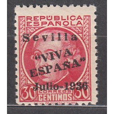 Locales Patrióticos Sevilla 1936 Edifil 25 ** Mnh