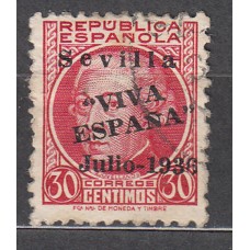 Locales Patrióticos Sevilla 1936 Edifil 25 usado