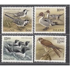 Islandia - Correo 1986 Yvert 597/600 ** Mnh Fauna aves