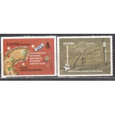 España II Centenario Correo 2023 Edifil 5709/10 ** Mnh Dulces de Navidad y Belen de Arena