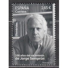 España II Centenario Correo 2023 Edifil 5713 ** Mnh Ctº Jorge Semprum